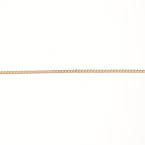 CHANEL 03P 2003 Crossbone COCO Mark Necklace gold WS25349