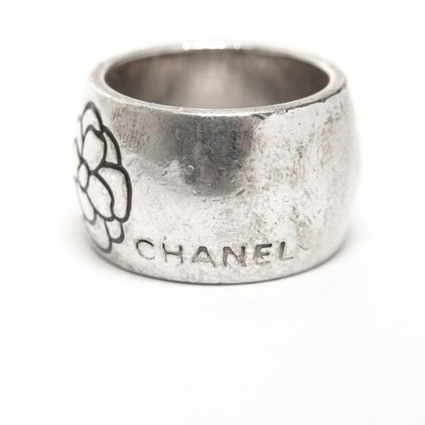 CHANEL Camellia #11 Silver925 Ring Silver WS25350