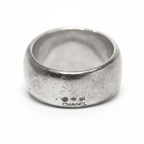 CHANEL Logo #13 Silver925 Ring Silver WS25351