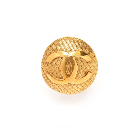 CHANEL 1994 COCO Mark Brooch gold WS25354