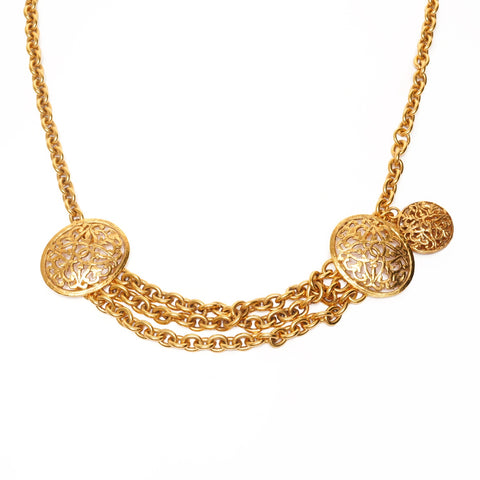 CHANEL 26 1991 COCO Mark Chain belt gold WS25360