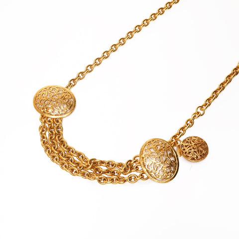 CHANEL 26 1991 COCO Mark Chain belt gold WS25360