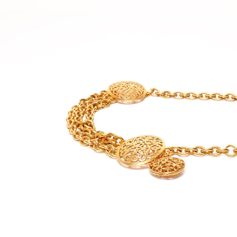 CHANEL 26 1991 COCO Mark Chain belt gold WS25360