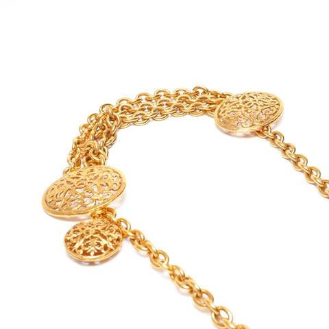 CHANEL 26 1991 COCO Mark Chain belt gold WS25360