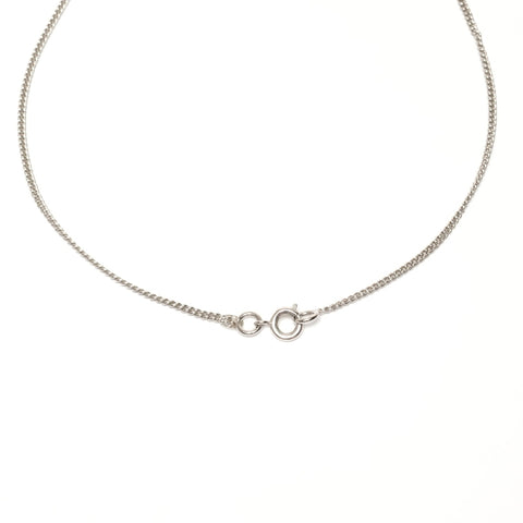 CHANEL 04P 2004 COCO Mark cassette tape Necklace Silver WS25362