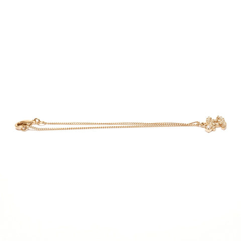 CHANEL 0*A COCO Mark Rhinestone bracelet gold WS25365