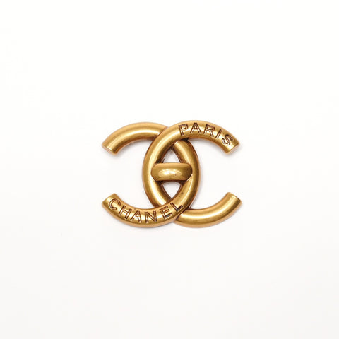CHANEL B21K 2021 COCO Mark Brooch gold WS25366