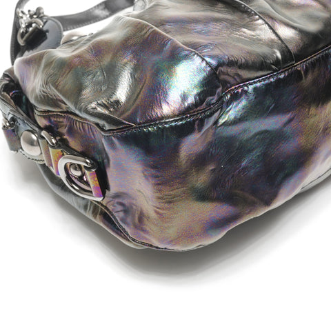 GUCCI Icon Bit Aurora Multicolor Chain Handbag black WS25367