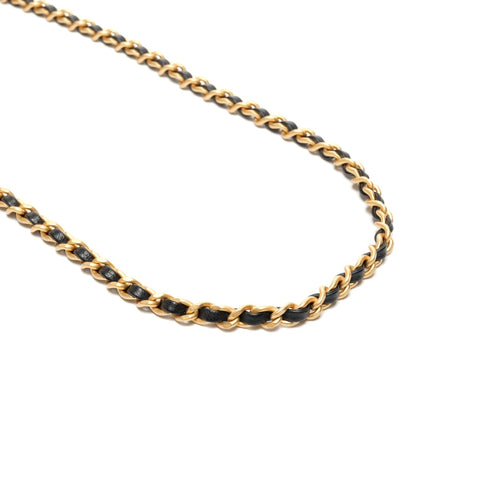 CHANEL 2022-2025 Velour Chain Mini Boston Bag Shoulder Bag black WS25370