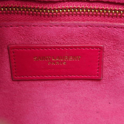 YVES SAINT LAURENT LE 5 A 7 Leather Hobo Le San Cassette Shoulder Bag pink WS25371