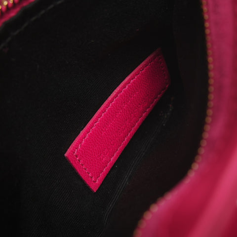 YVES SAINT LAURENT LE 5 A 7 Leather Hobo Le San Cassette Shoulder Bag pink WS25371