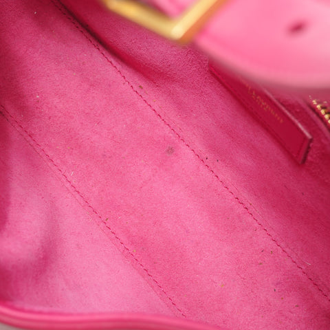 YVES SAINT LAURENT LE 5 A 7 Leather Hobo Le San Cassette Shoulder Bag pink WS25371