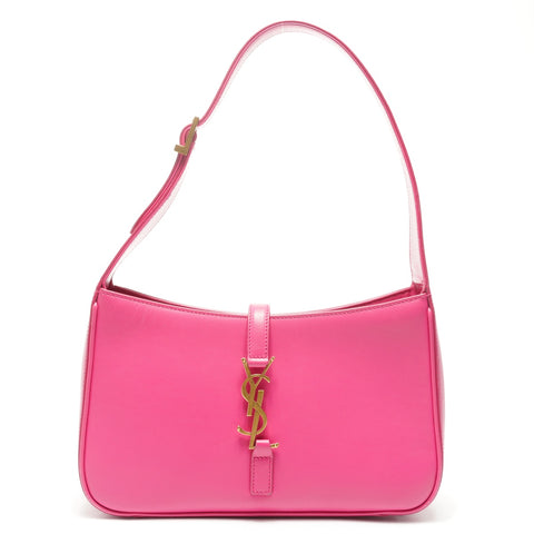 YVES SAINT LAURENT LE 5 A 7 Leather Hobo Le San Cassette Shoulder Bag pink WS25371