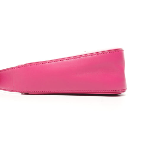 YVES SAINT LAURENT LE 5 A 7 皮革 Hobo Le San 卡式单肩包 粉色 WS25371