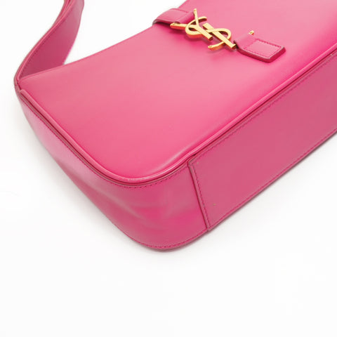 YVES SAINT LAURENT LE 5 A 7 Leather Hobo Le San Cassette Shoulder Bag pink WS25371