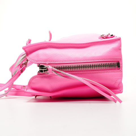 BALENCIAGA The Paper Mini Leather 2way Handbag pink WS25379