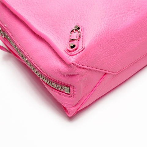 BALENCIAGA The Paper Mini Leather 2way Handbag pink WS25379