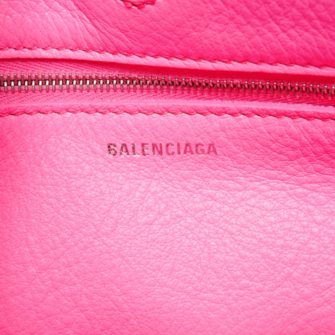 BALENCIAGA The Paper Mini Leather 2way Handbag pink WS25379