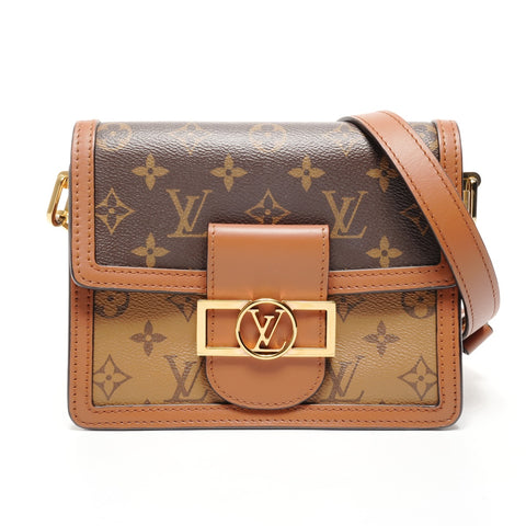 LOUIS VUITTON 2020 Monogram Dauphine MINI Shoulder Bag Brown WS25380