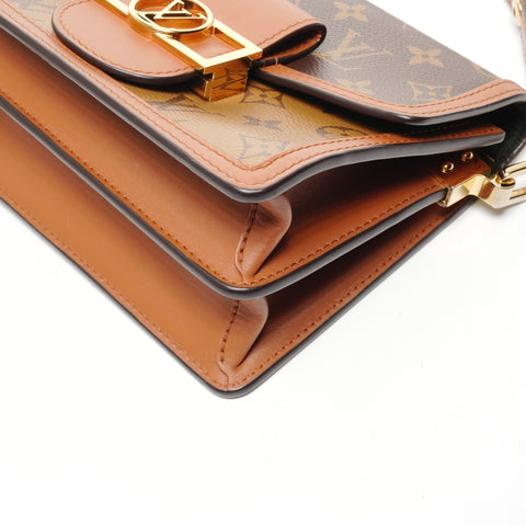 LOUIS VUITTON 2020 Monogram Dauphine MINI Shoulder Bag Brown WS25380