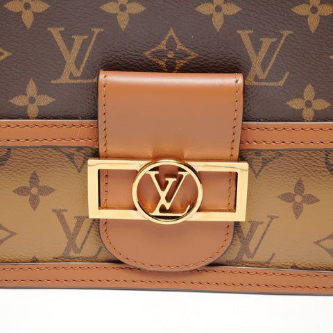 LOUIS VUITTON 2020 Monogram Dauphine MINI Shoulder Bag Brown WS25380