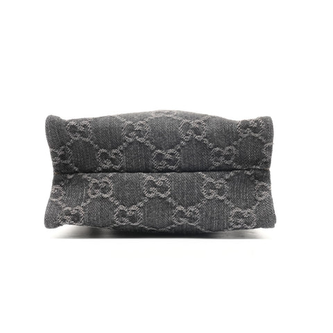 GUCCI GG Canvas Mini Tote 2-Way Shoulder Bag 773730 Handbag black WS25381