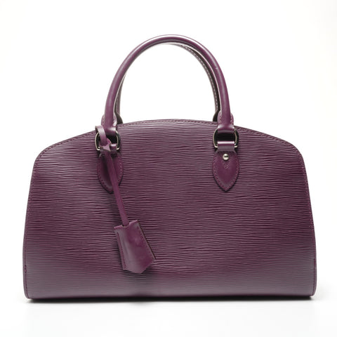 LOUIS VUITTON 2009 Epi Pont Neuf PM Handbag purple WS25383