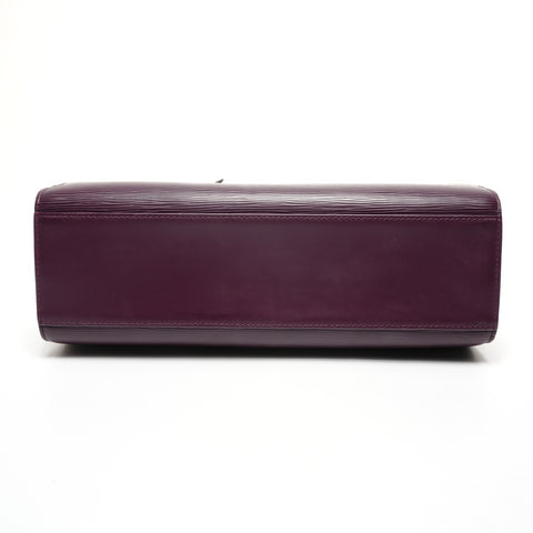 LOUIS VUITTON 2009 Epi Pont Neuf PM Handbag purple WS25383