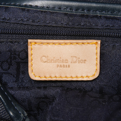 Christian Dior Denim saddle bag one belt Shoulder Bag Navy WS25384