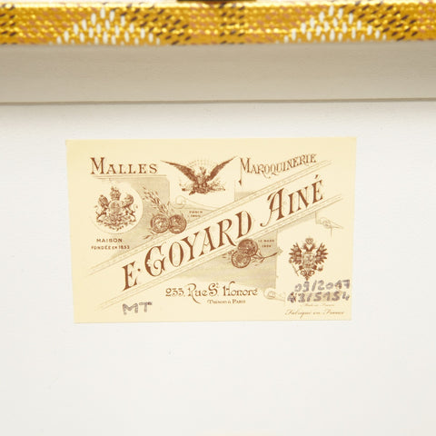 GOYARD Minitiere Trunk Shoulder Bag yellow WS25385