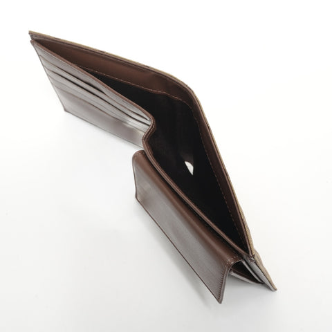 CHANEL No. 7 2002-2003 New Travel Line Bifold Wallet Nylon Brown WS25391