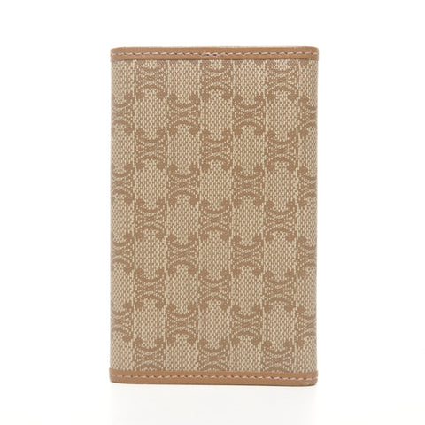 CELINE Macadam PVC Key holder  PVC beige WS25393