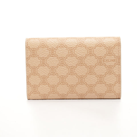 CELINE Macadam PVC Key holder  PVC beige WS25394