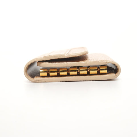 CELINE Macadam PVC Key holder  PVC beige WS25394