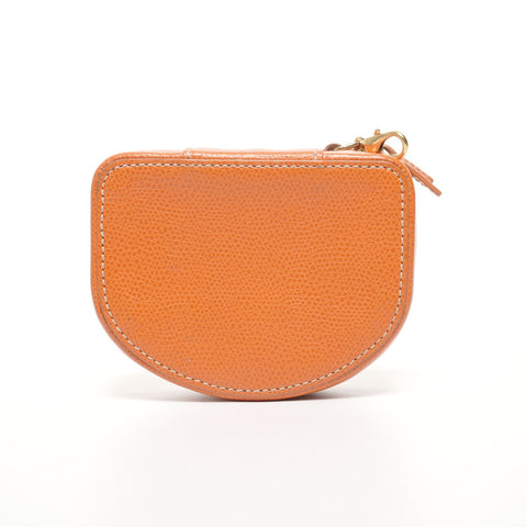 LOEWE Leather Jewelry Case Pouch leather Orange WS25395
