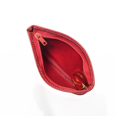 LOEWE Leather Anagram Coin case Red WS25396