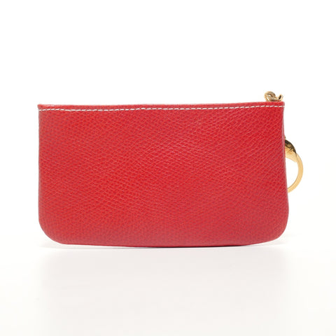 LOEWE Leather Anagram Coin case Red WS25396