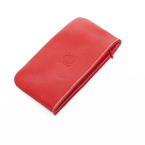LOEWE Leather Anagram Coin case Red WS25396