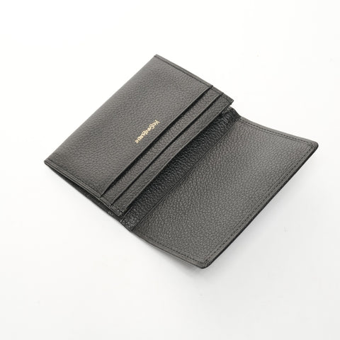 YVES SAINT LAURENT leather logo Card Case leather black WS25397