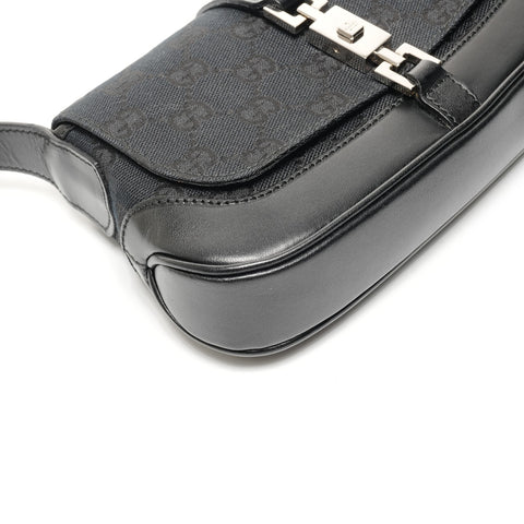 GUCCI GG Canvas Mini Jackie Shoulder Bag black WS25402