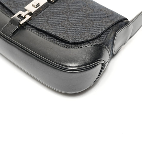 GUCCI GG Canvas Mini Jackie Shoulder Bag black WS25402