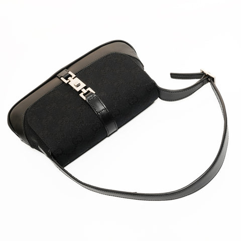 GUCCI GG Canvas Mini Jackie Shoulder Bag black WS25402