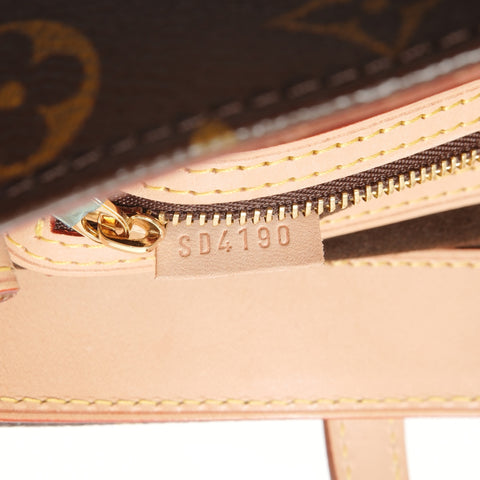 LOUIS VUITTON 2010 Wilshire PM Monogram Handbag Brown WS25405