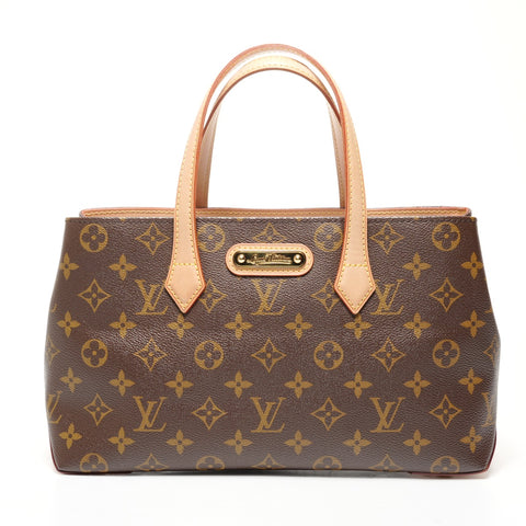 LOUIS VUITTON 2010 Wilshire PM Monogram Handbag Brown WS25405