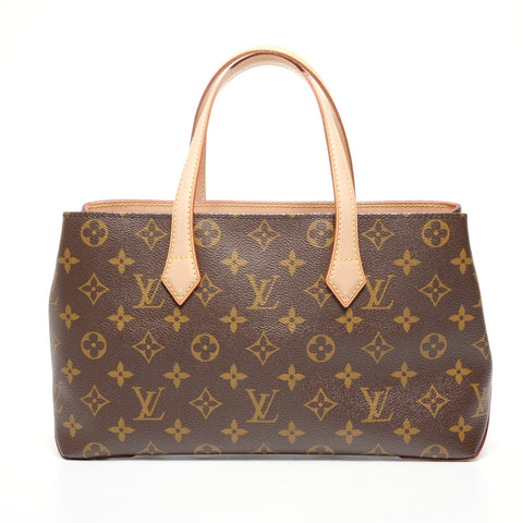 LOUIS VUITTON 2010 Wilshire PM Monogram Handbag Brown WS25405