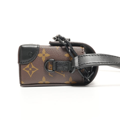LOUIS VUITTON 2021-2025 Monogram Steamer Tragbare Geldbörse Umhängetasche Braun WS25406