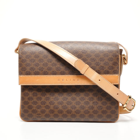 CELINE Macadam Shoulder Bag Brown WS25409