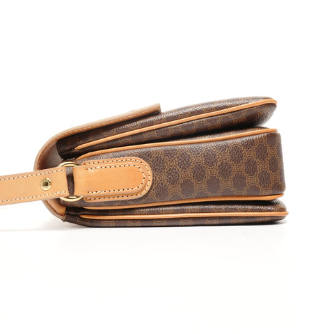 CELINE Macadam Shoulder Bag Brown WS25409