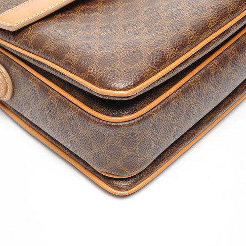 CELINE Macadam Shoulder Bag Brown WS25409