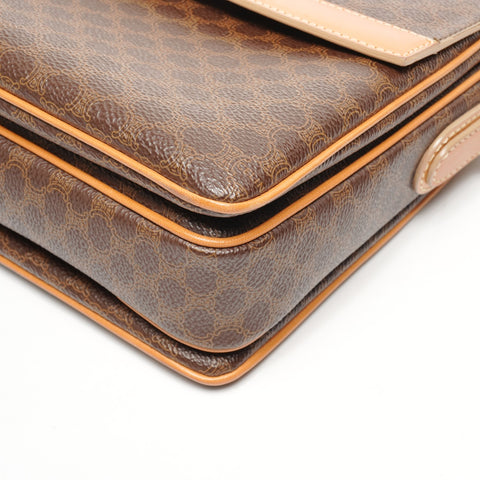 CELINE Macadam Shoulder Bag Brown WS25409